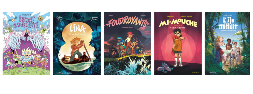 Sélection du Prix Lyon BD jeunesse 2026