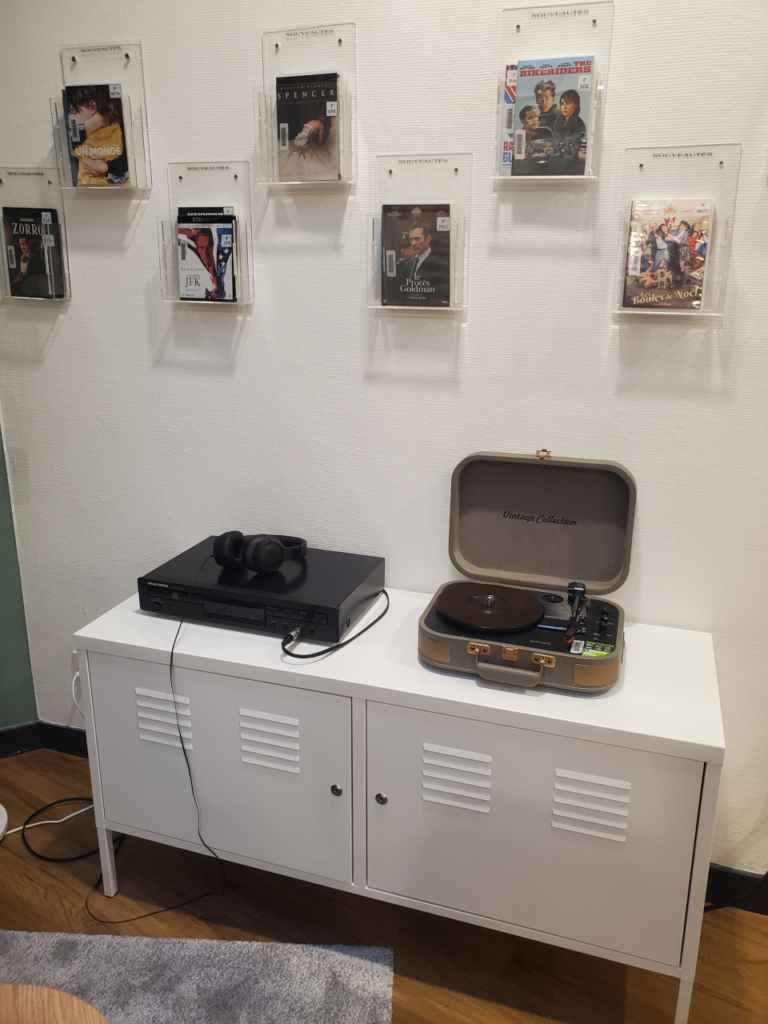 Photo du réaménagement de la médiathèque de Corbas